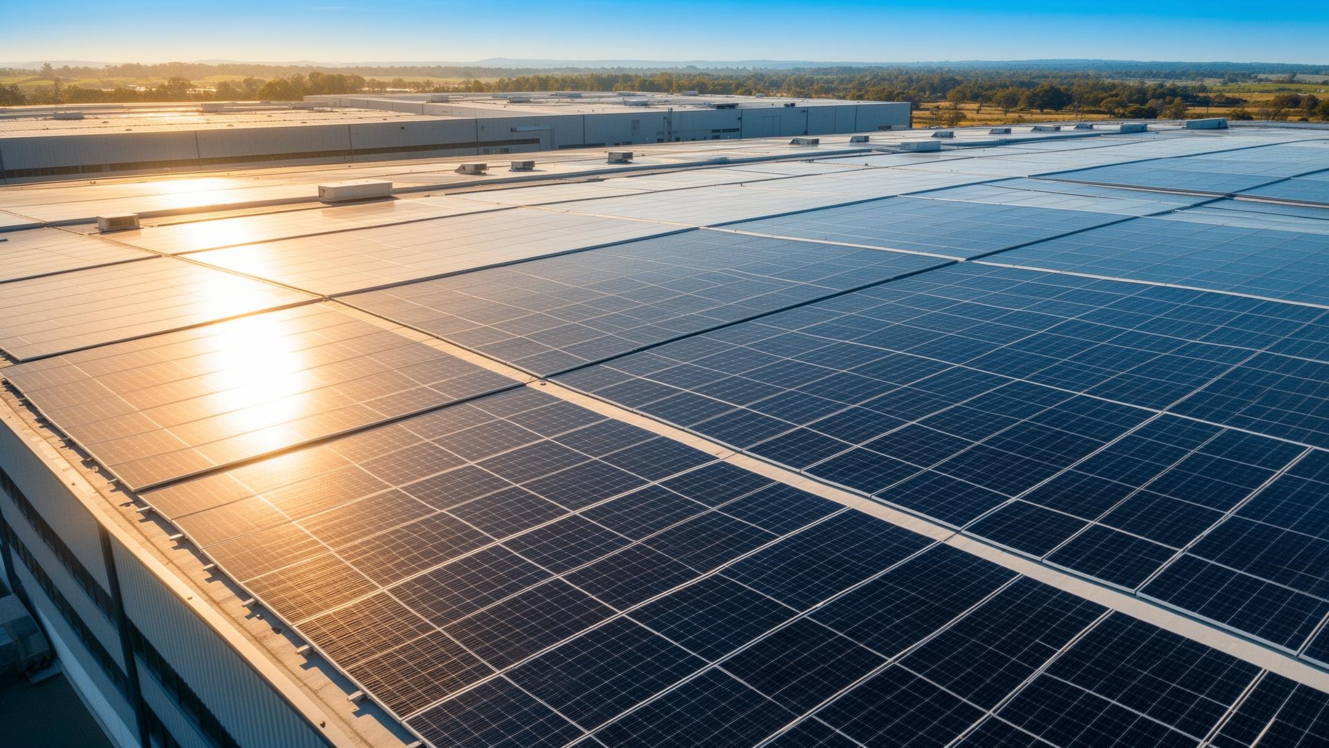Panneaux solaires propres